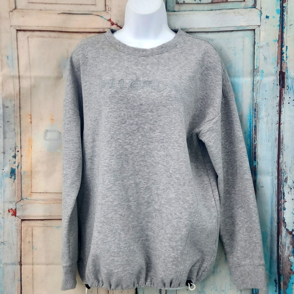 Peloton Embroidered Cinch Bottom‎ Sweatshirt